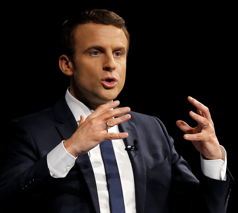 El candidato socioliberal francés, Emmanuel Macron, es favorito en las encuestas. (Reuters, archivo)