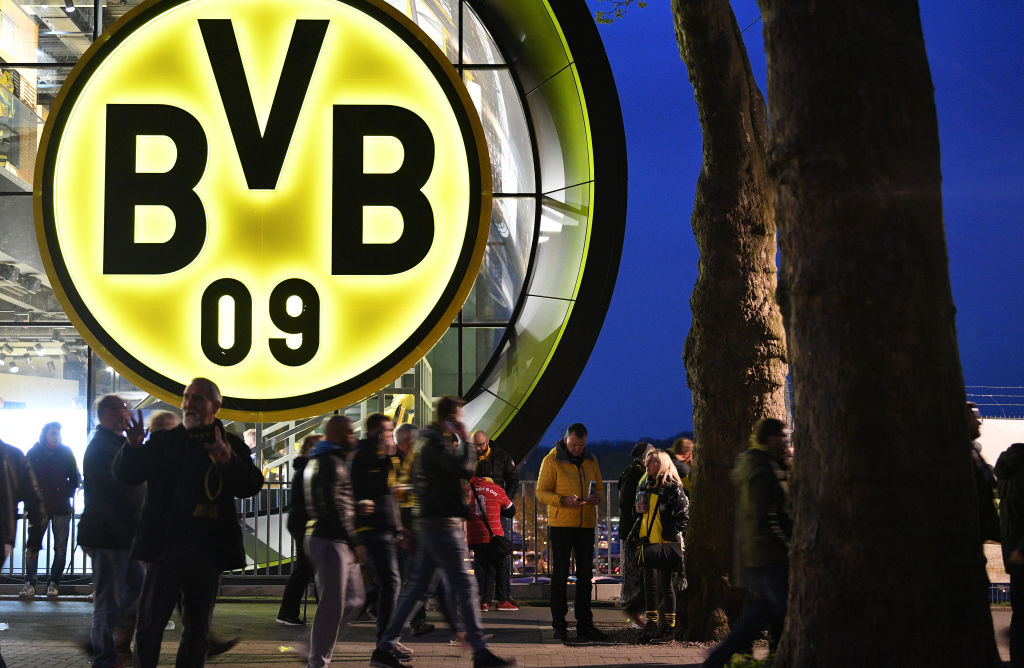 Entrada del estadio del Borussia Dortmund.