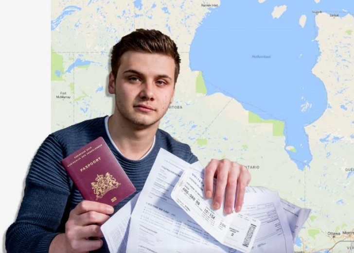 Un joven holandés quería viajar a Australia, pero terminó en Canadá (thesun.co.uk)