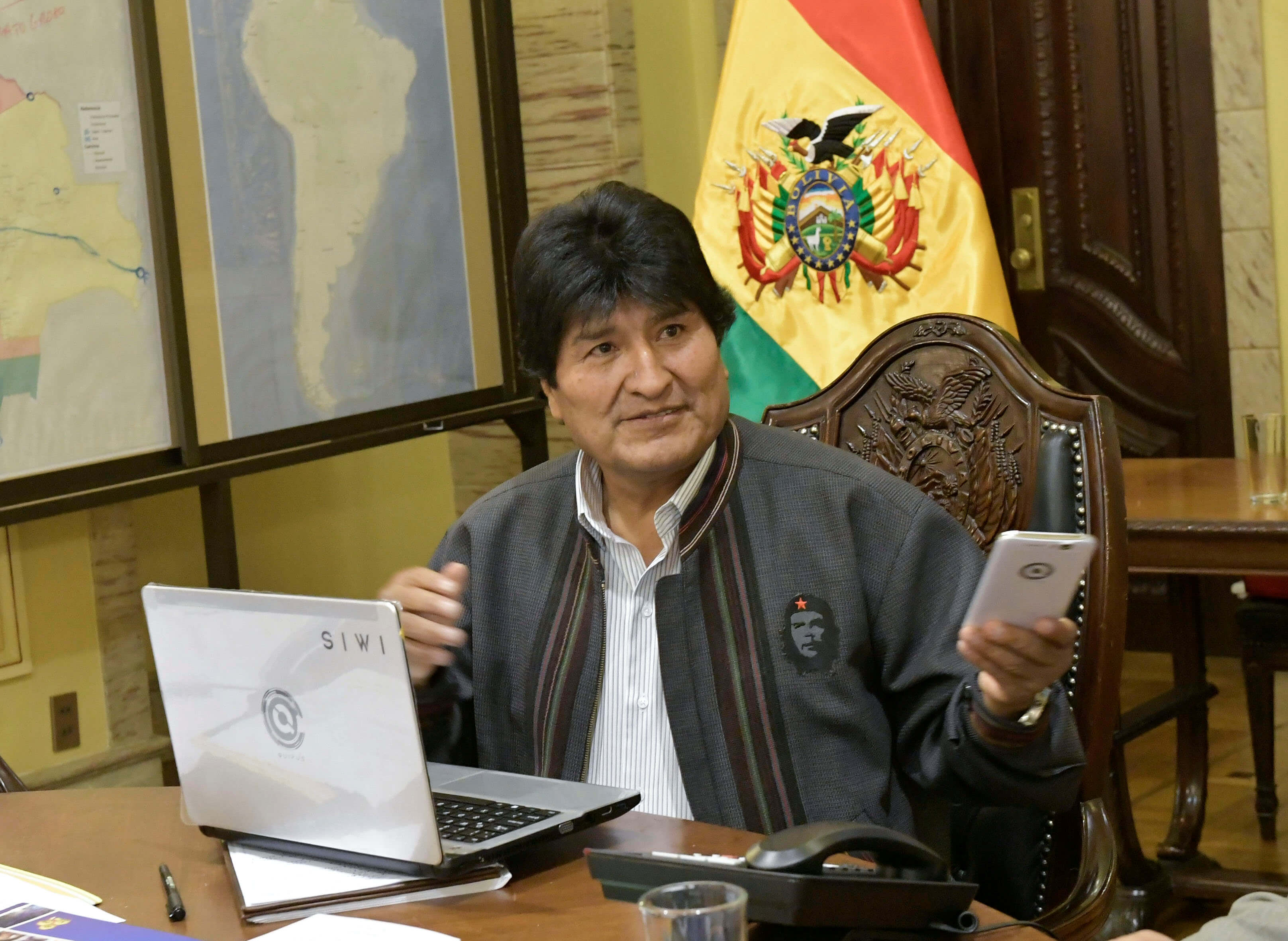 Evo Morales, presidente de Estados Unidos.