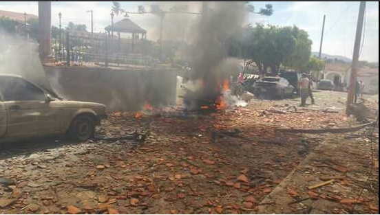 Explosión en el municipio de Chiquilistlán, Jalisco. Twitter (@TelevisaGDL)