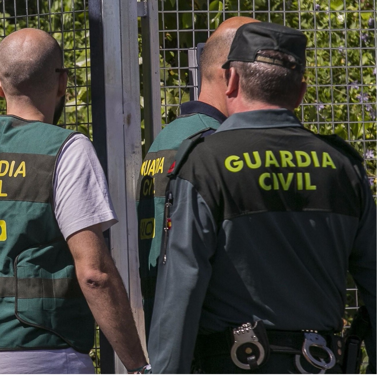 Fotografía que muestra agentes de la Guardia Civil española. (EFE)