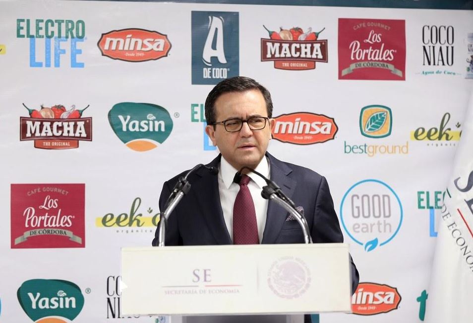 El secretario de Economía, Ildefonso Guajardo Villarreal, dijo que se explora la posibilidad de negociar un Tratado de Libre Comercio con Jordania y con Turquía (Secretaría de Economía)