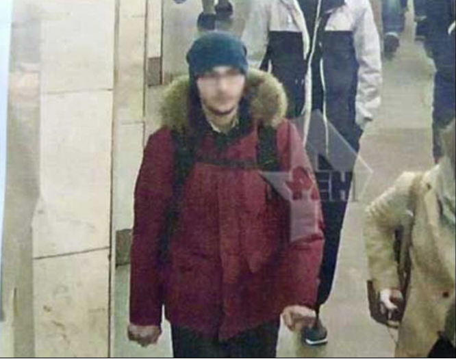 Imagen del supuesto autor del atentado en San Petersburgo. (Tomada del http://www.dailymail.co.uk)