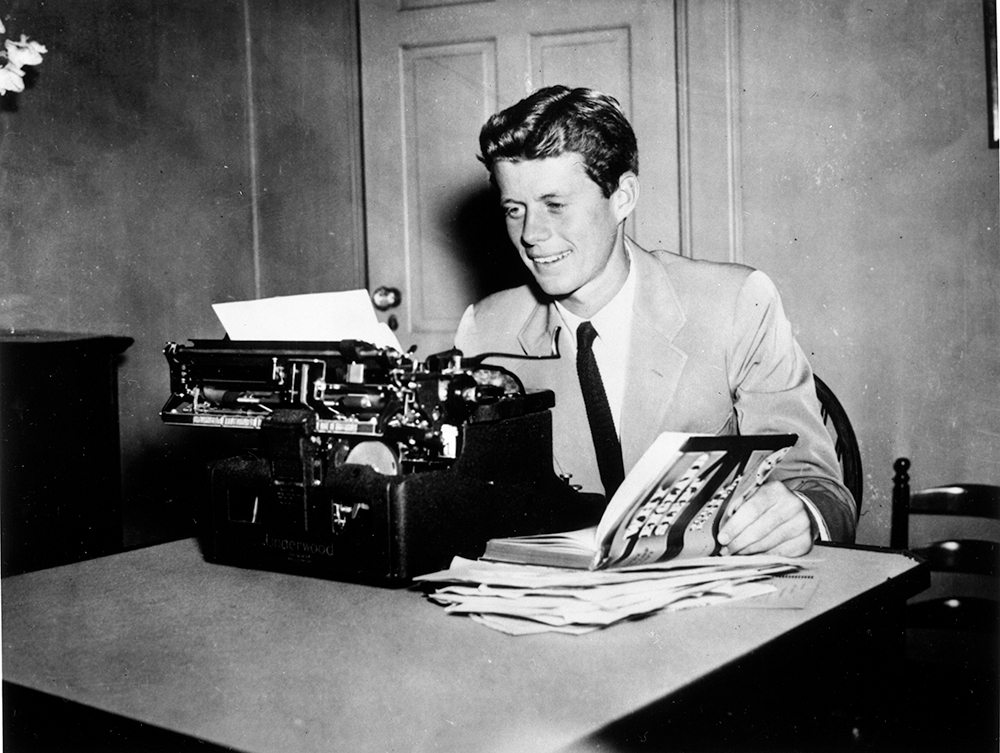 John F. Kennedy escribió el diario en 1945. (rrauction.com)