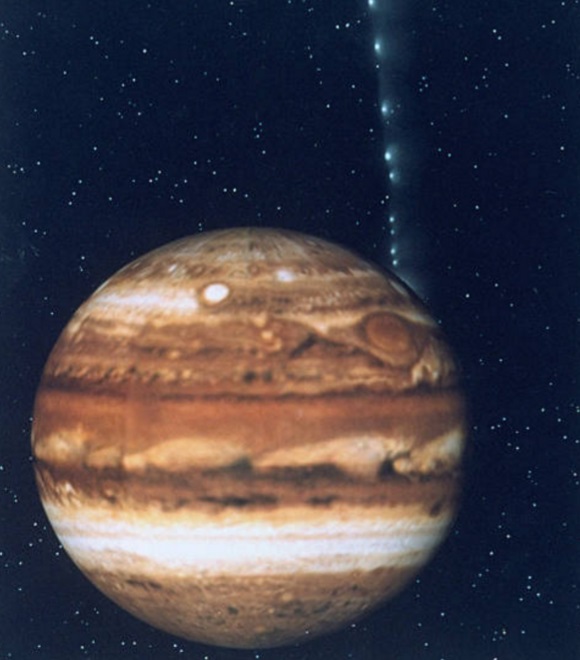 Los astrónomos invitaron a las personas a mirar el disco de Júpiter, así como sus cuatro satélites más grandes (Getty Images)
