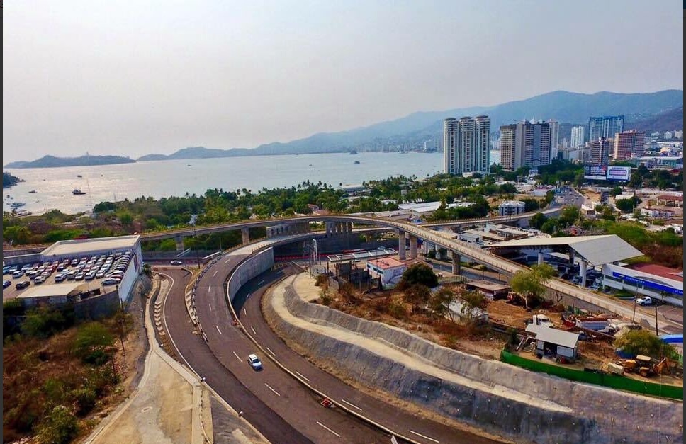 El Macrotúnel optimizará los traslados desde la zona Dorada hacia la zona Diamante de Acapulco. (Twitter @Gob_Guerrero)