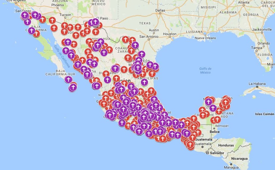 Crean mapa de feminicidios en México en Google Maps