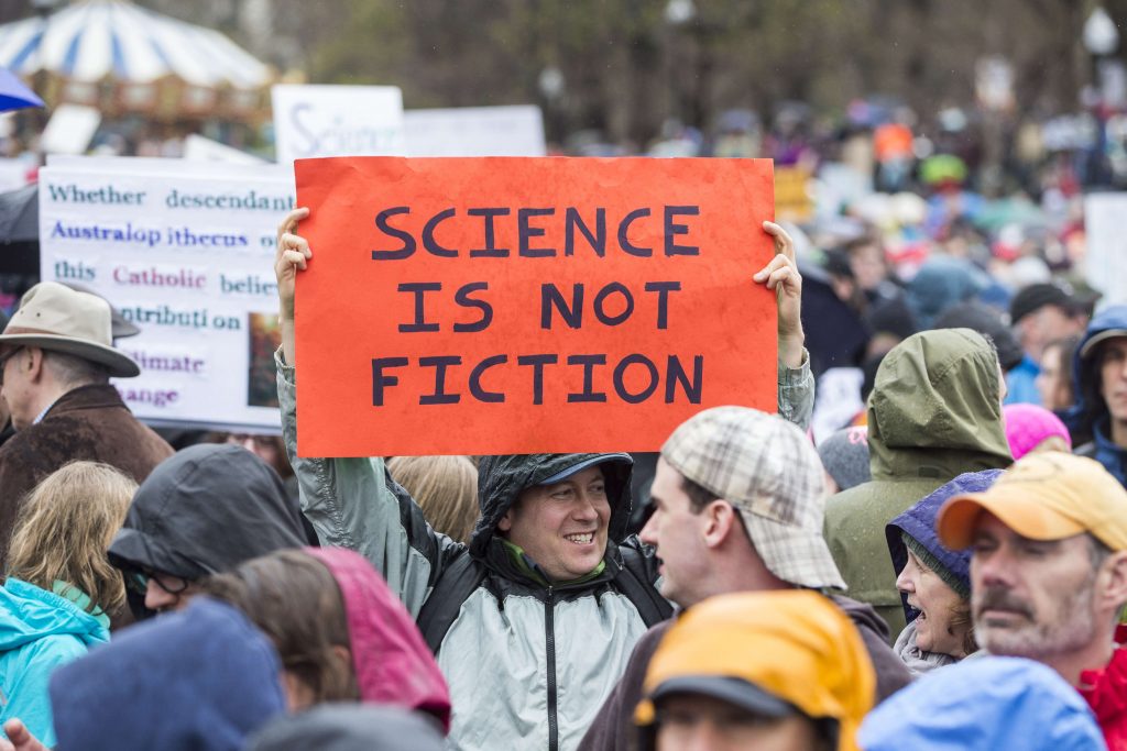 Marcha por la ciencia en Estados Unidos