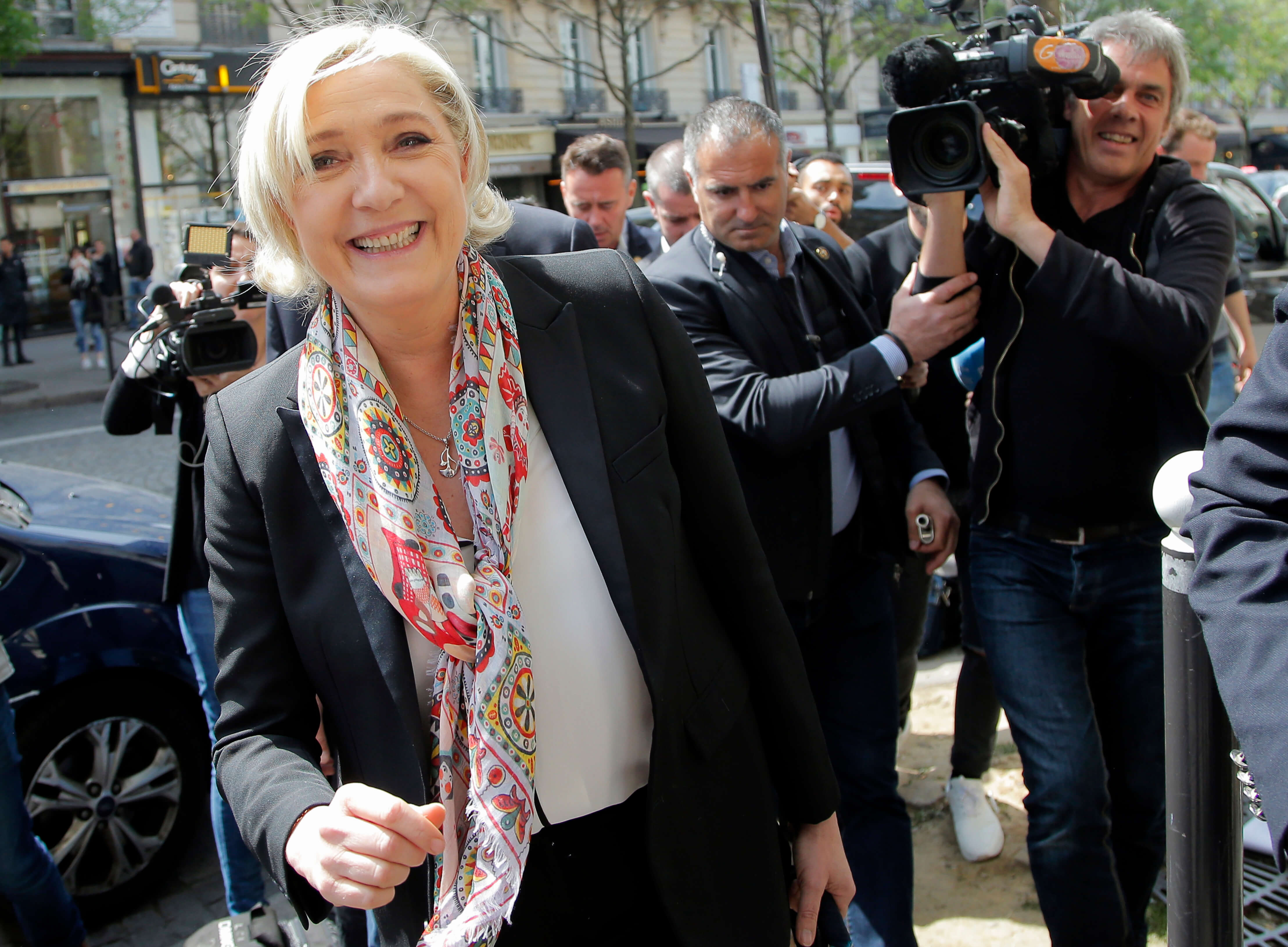 Marine Le Pen, candidata ultraderechista a la presidencia de Francia.