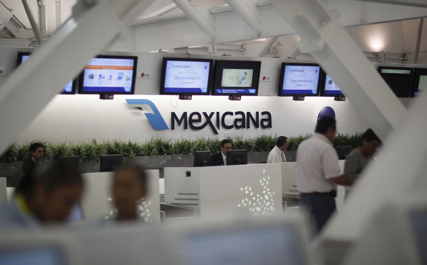 Módulo de atención de Mexicana de Aviación del AICM. (AP, archivo)