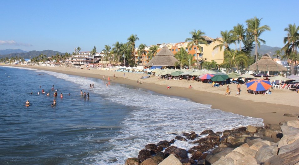 Ocupación en playas de Colima llega este fin de semana al 80 por ciento. (Twitter @gobiernocolima)