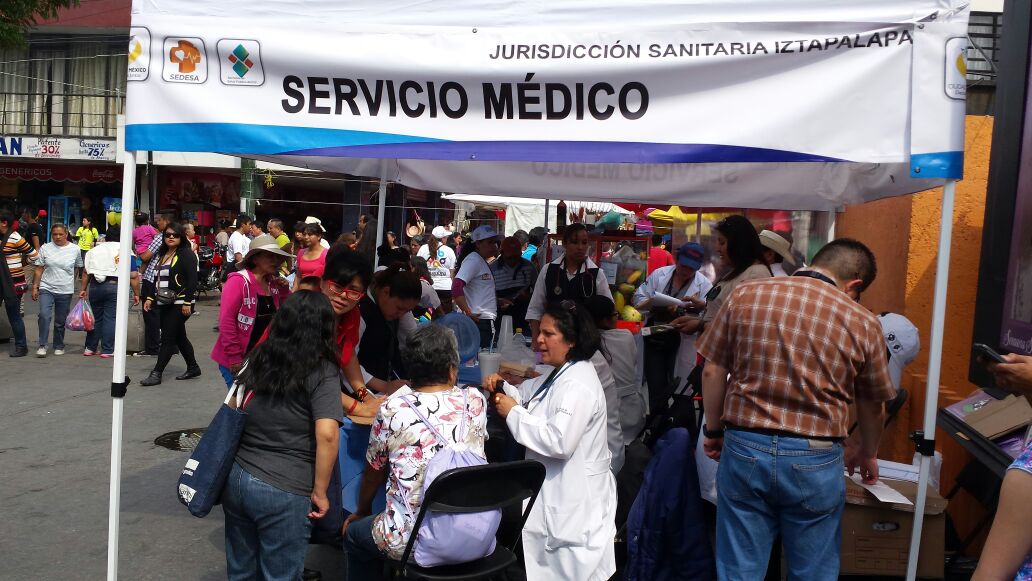 Operativo sanitario en Iztapalapa durante Semana Santa (Sedesa)