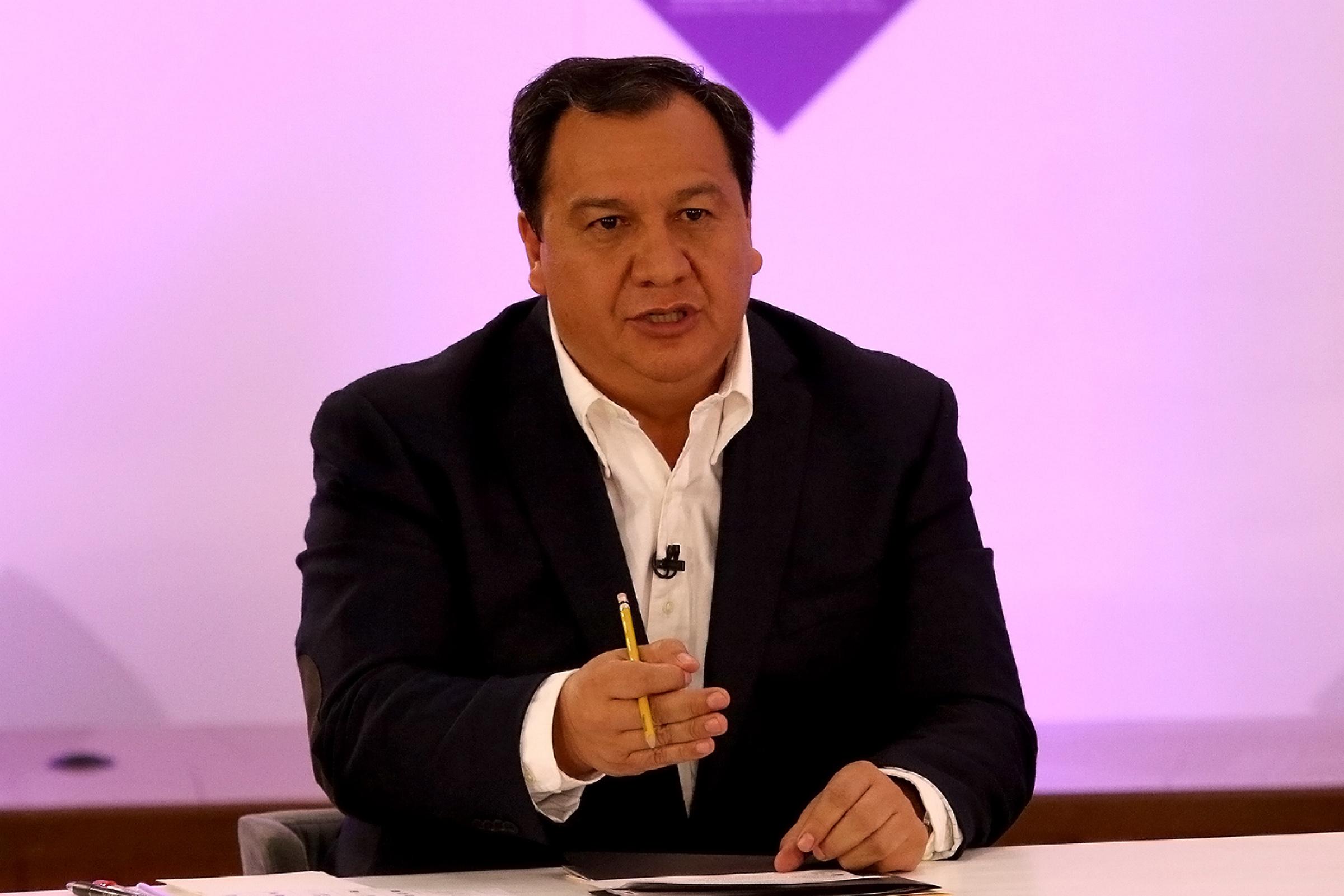 Óscar González, candidato del PT a la gubernatura del Estado de México. (Notimex)