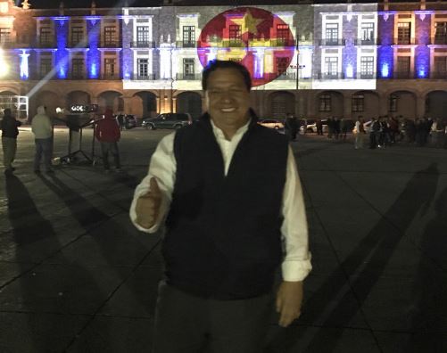 Óscar González Yáñez, candidato del Partido del Trabajo al gobierno del Estado de México (Twitter @OscarGonzalezYa)