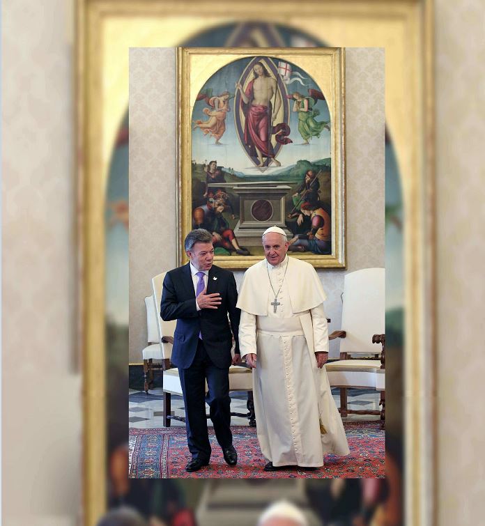 De acuerdo con la revista Time, el presidente de Colombia, Juan Manuel Santos, y el papa Francisco figuran entre los cien más influyentes del mundo. (AP)