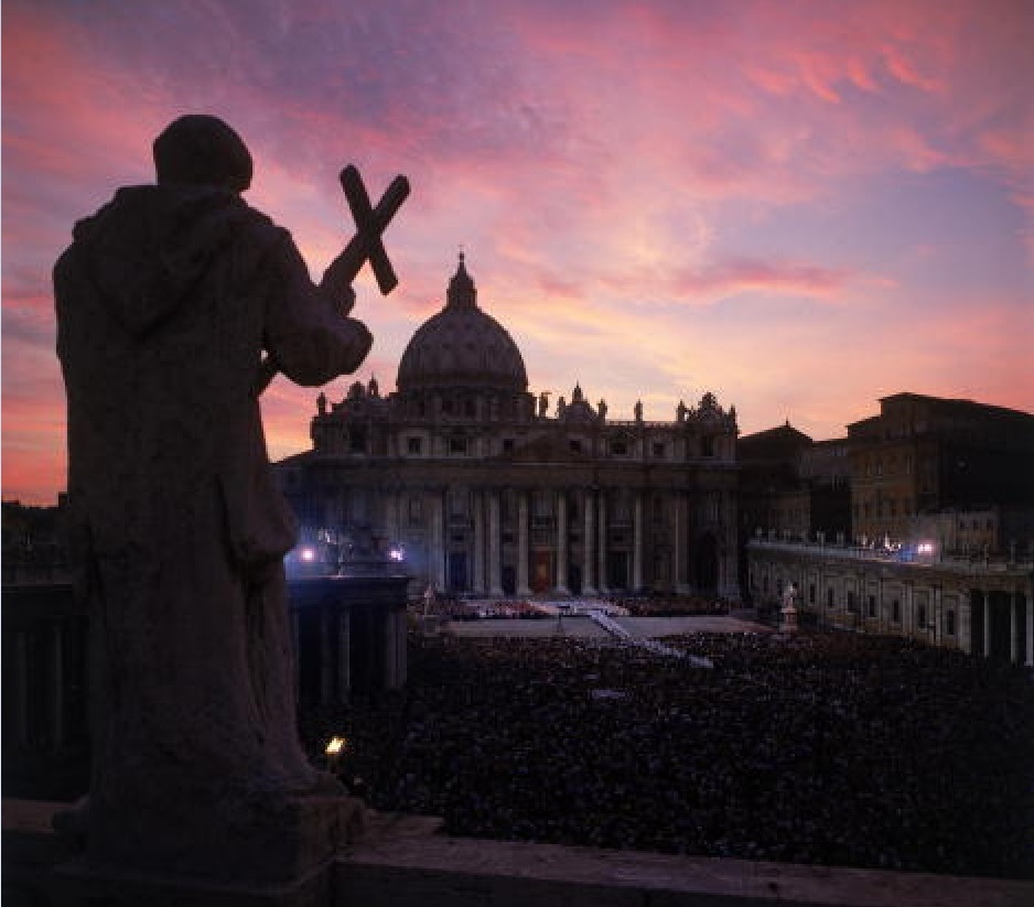 Plaza de San Pedro en el Vaticano; el gobierno de la Santa Sede atenderá la petición de audiencia de Donald Trump en el momento que sea enviada (Getty Images, archivo)