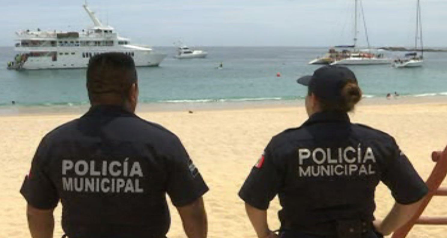 Policía Federal resguarda Los Cabos, BCS, durante Semana Santa. (Noticieros Televisa)
