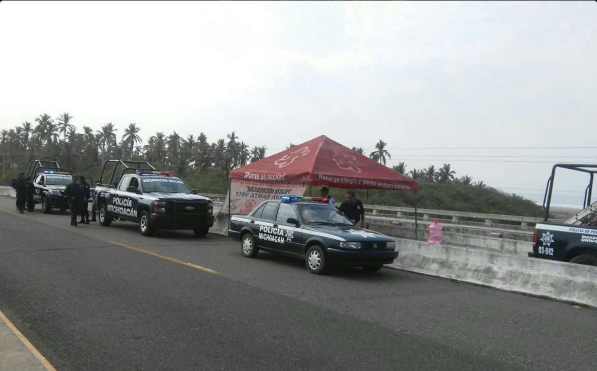 Policía de Michoacán realiza operativo; siete oficiales estatales resultan lesionados tras un accidente en la carretera Sahuayo – Vista Hermosa (Twitter @MICHOACANSSP, archivo)