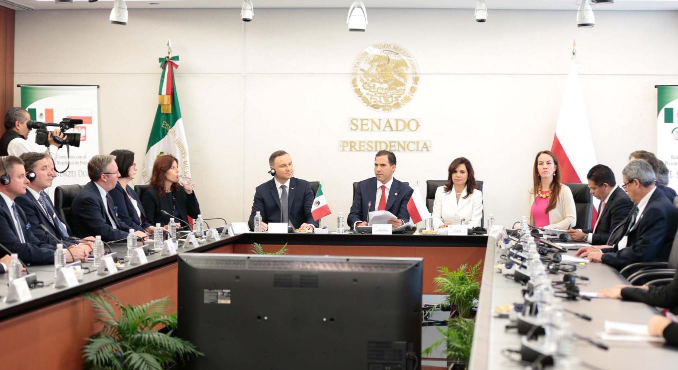 Escudero convocó a integrar una alianza estratégica que defienda el libre comercio por encima de los intereses proteccionistas (Twitter/@senadomexicano)