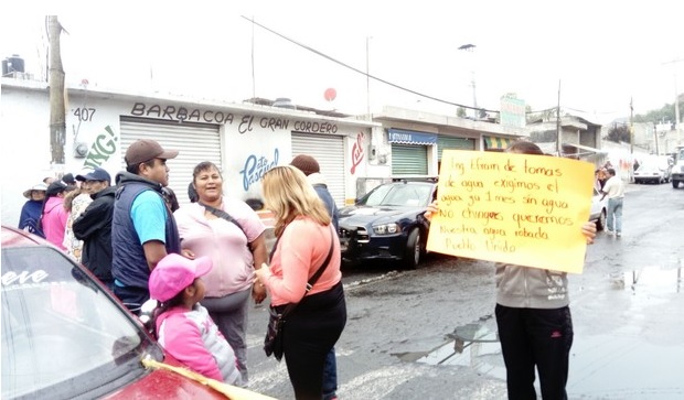 Habitantes de San Gregorio Atlapulco protestan en demanda de agua (onpublico.com)