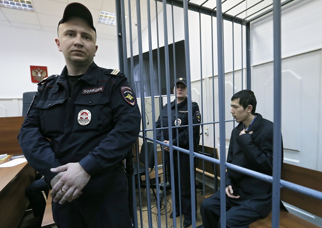 Uno de los presuntos organizadores del atentado del pasado 3 de abril contra el metro de San Petersburgo, Abror Azimov (EFE)