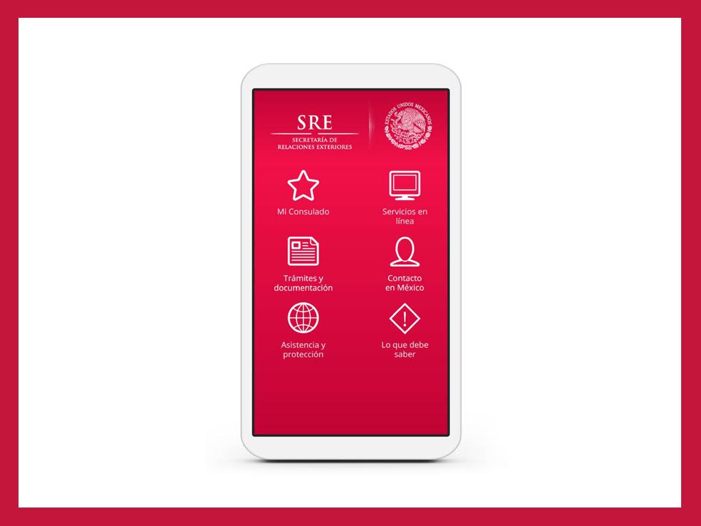 SRE activará nuevo botón de emergencia en la app ‘Miconsulmex’. (Sitio oficial/SRE)