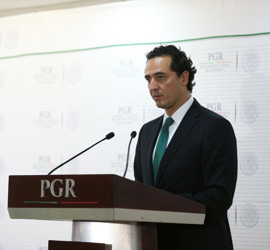 Subprocurador jurídico y de Asuntos Internacionales de la PGR, Alberto Elías Beltrán.