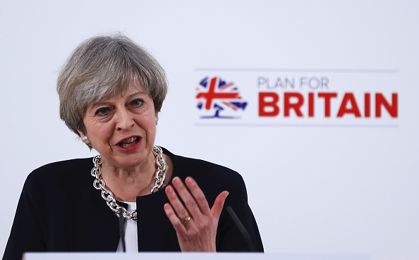 Theresa May, primera ministra británica. (Getty Images)