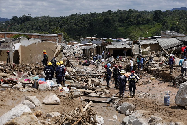 Una avalancha provocó la muerte de más de 200 personas en la comunidad de Mocoa, en Colombia.