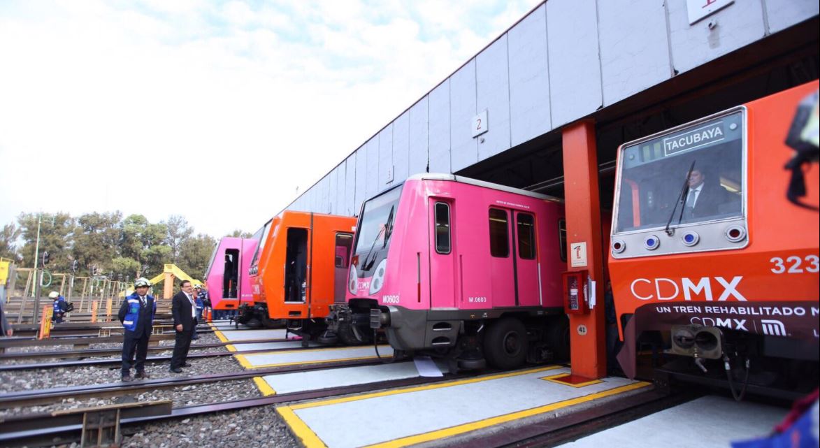El STC Metro puso en marcha cuatro trenes para dar servicio a las líneas 1, 2, 7 y 9. (@MetroCDMX)