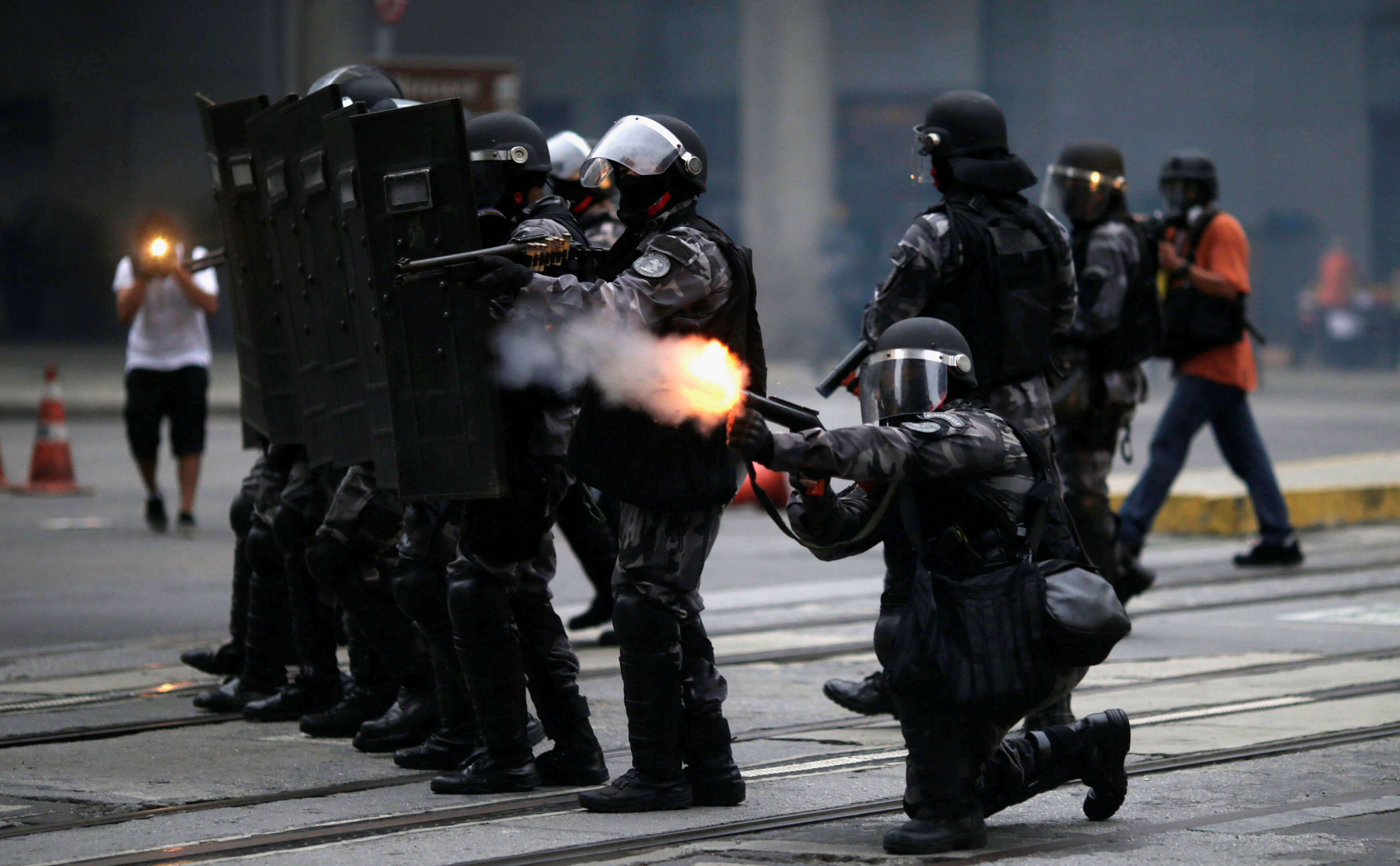 Brasil, protestas, huelga, manifestaciones, policías, Michel Temer,
