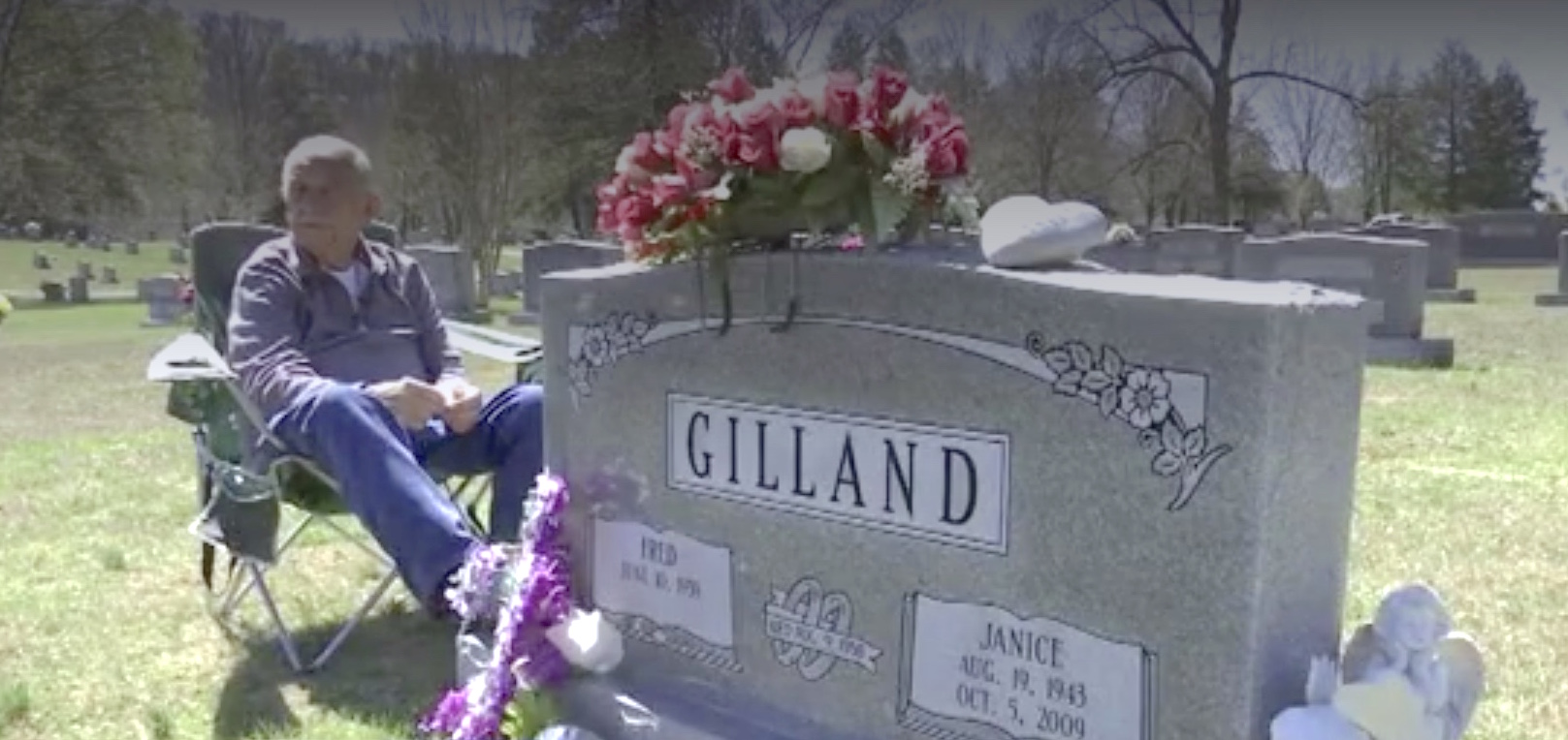 Fred Gilland visita a su esposa durante 7 años