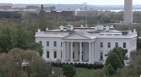 Fotografía de la Casa Blanca. (Tomada de Video)