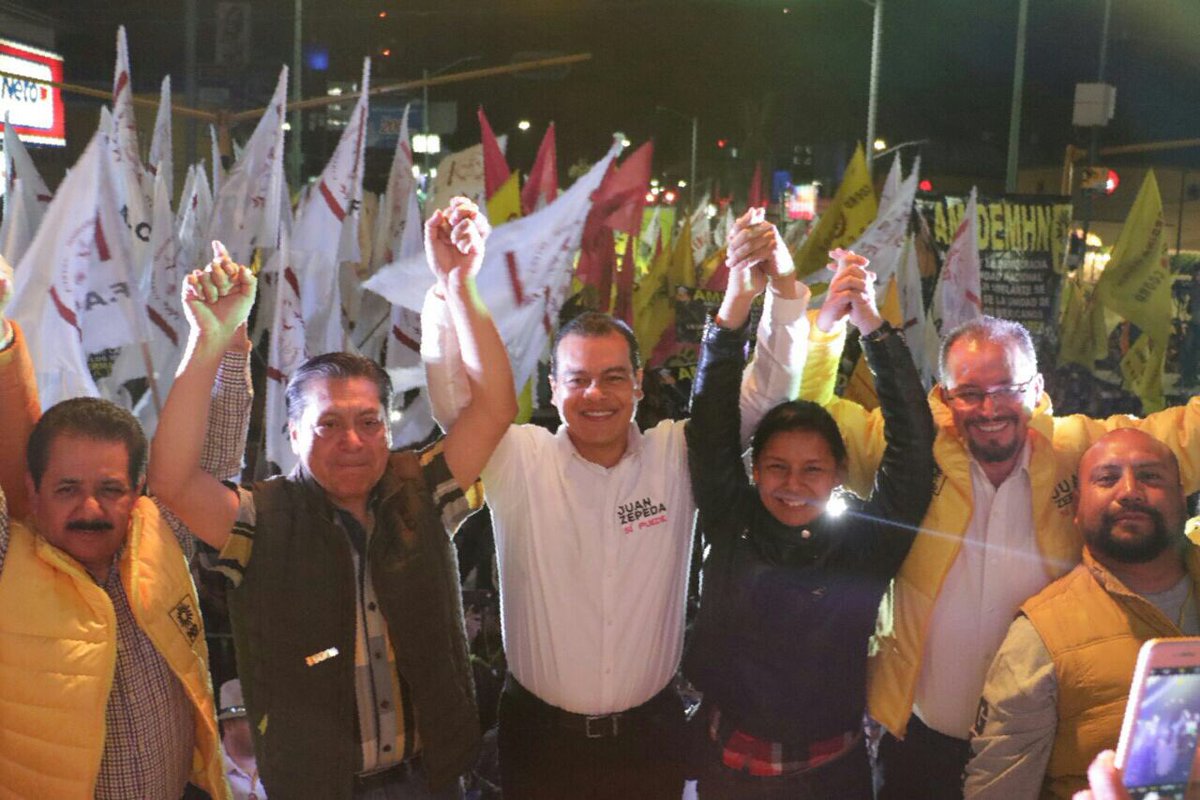 Juan Zepeda, candidato del PRD al gobierno del Edomex, inicia campaña en Nezahualcóyotl. (Twitter/@JuanZepeda)_