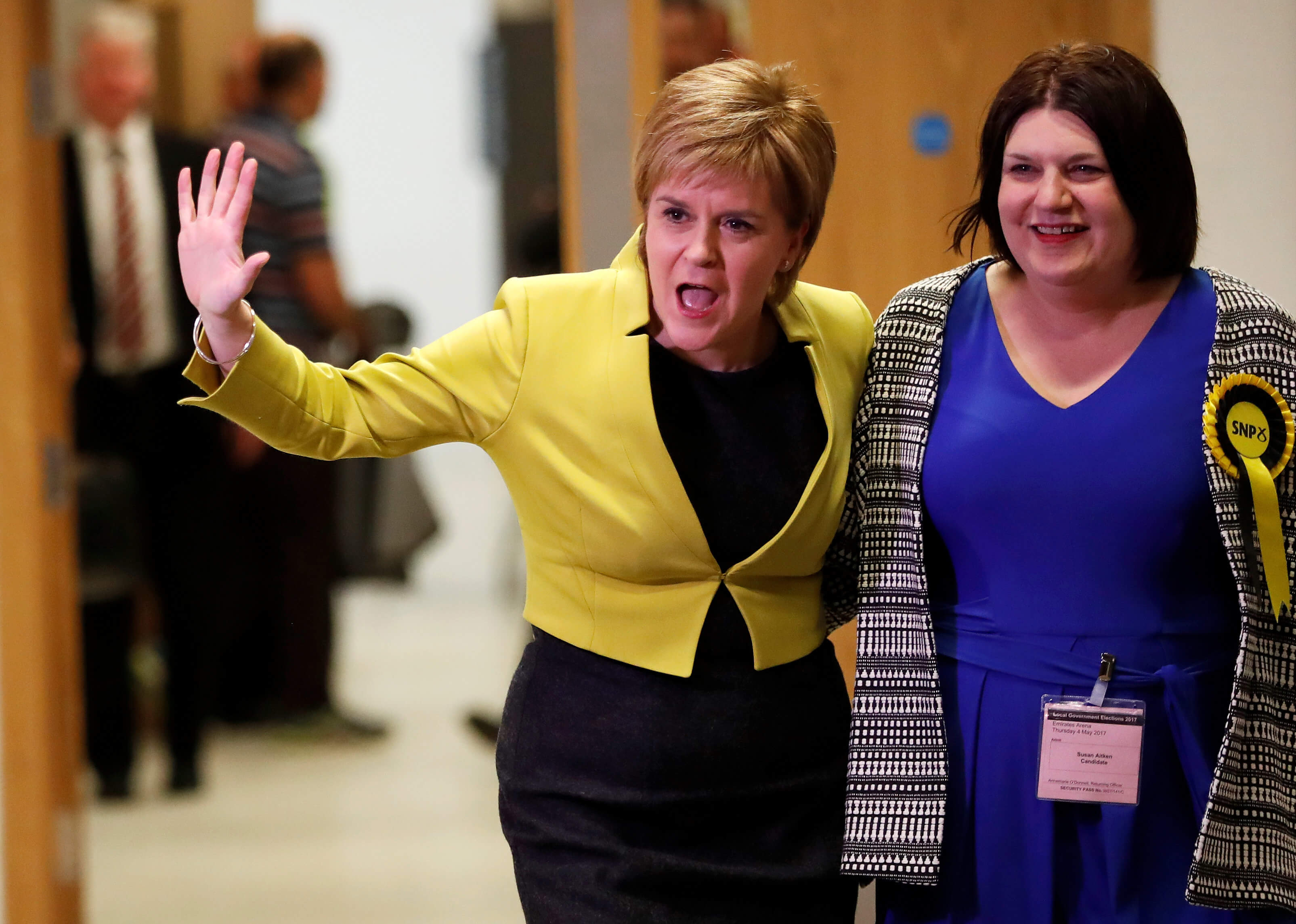 La primer ministro de Escocia Nicola Sturgeon. (Reuters)