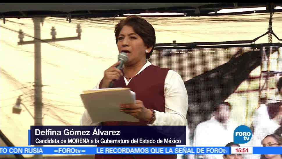 Delfina Gómez, Movimiento de Regeneración Nacional (MORENA), Estado de México, acabará con los aviadores