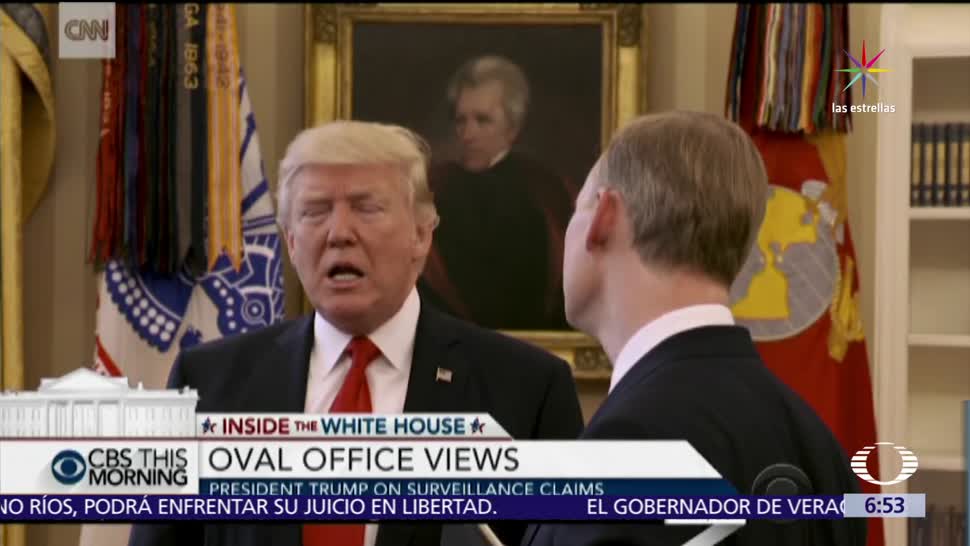 Trump termina entrevista y corre a periodista de la Oficina Oval