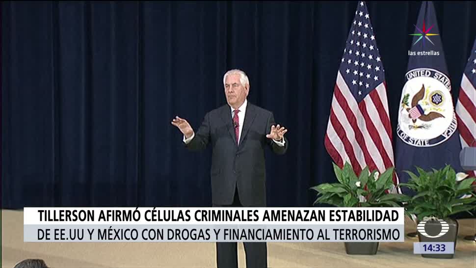 Rex Tillerson, secretario de estado,México, Washington