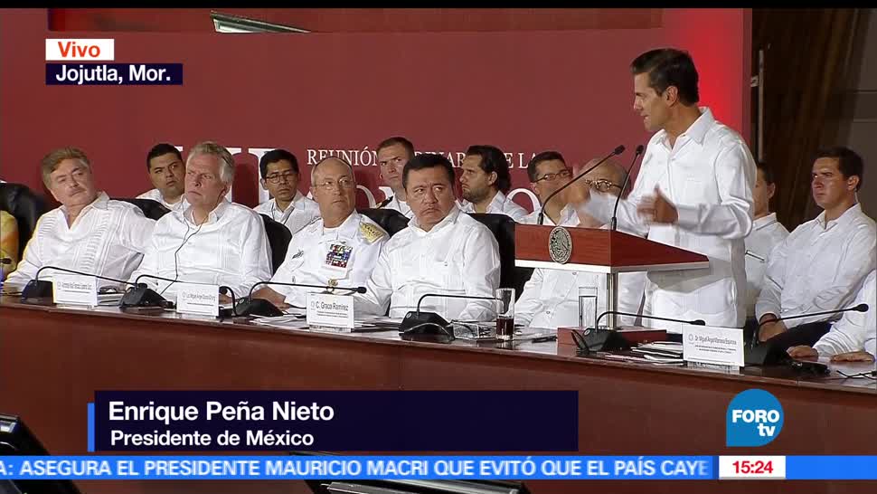 Jojutla, presidente de mexico, Enrique Peña Nieto, relación con EU