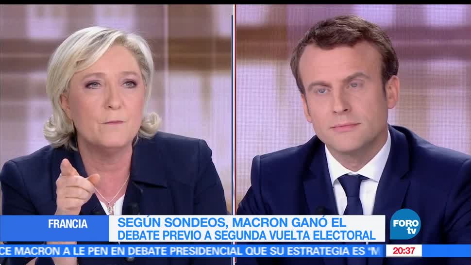 noticias, forotv, Debate, Emmanuel Macron, Marine Le Pen, Francia