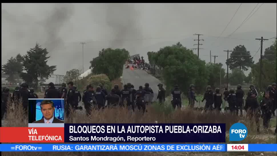 noticias, televisa news, Manifestantes, Puebla-Orizaba, salida de militares, bloquean autopista