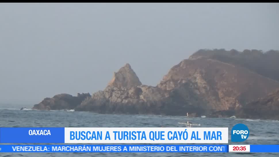Búsqueda, Turista mexicano, Cae, Mar, Costa de Oaxaca, Playa Mazunte