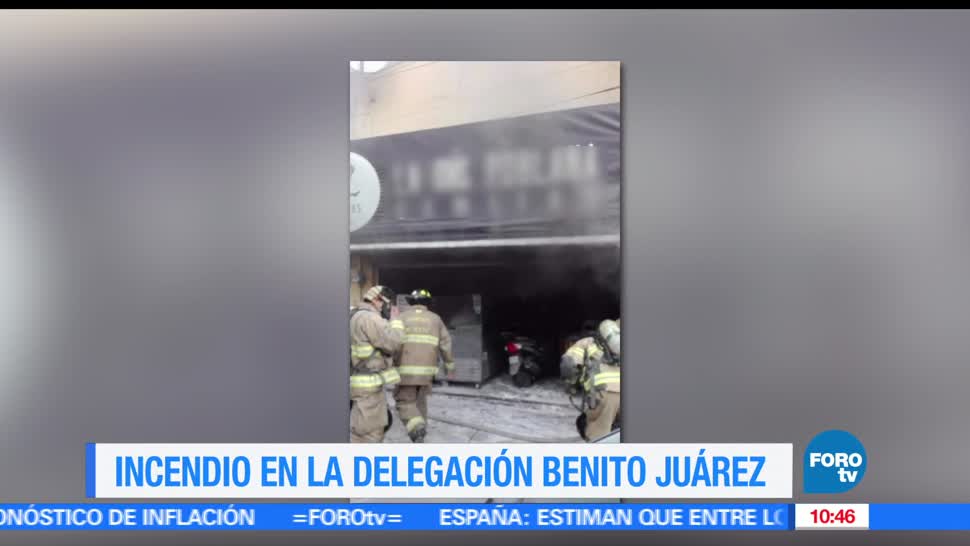 incendia, local de comida, Ciudad de México, delegación Benito Juárez