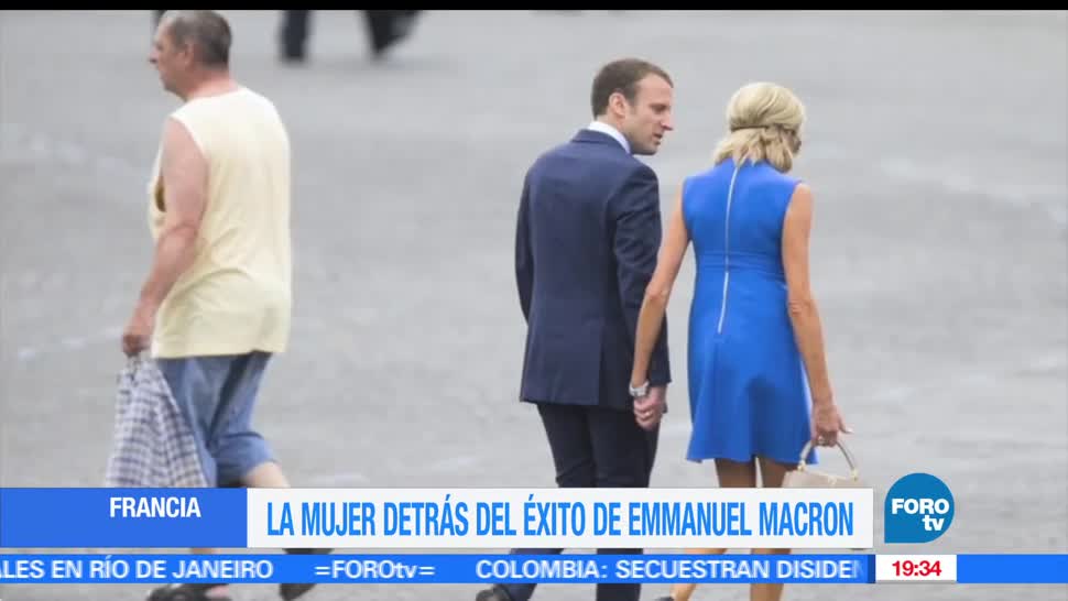 La mujer detrás del éxito, Emmanuel Macron, Le presento, presidencia de Francia