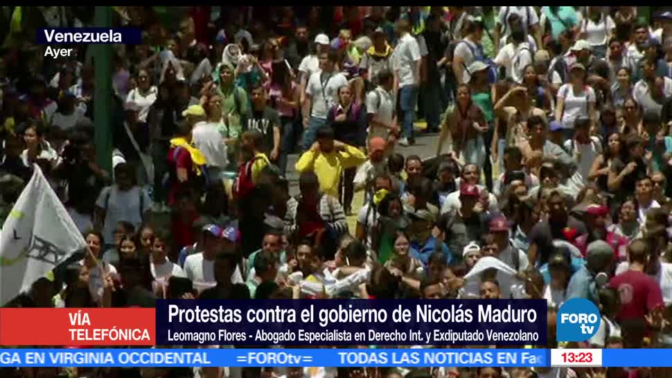 Protestas, Manifestaciones, Contra, Gobierno de Nicolás Maduro, Venezuela, Constitución