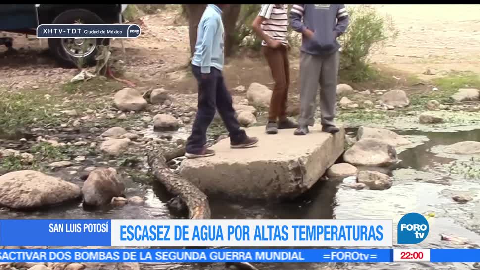 Escasez, agua, altas temperaturas, San Luis Potosí, Clima, Calor