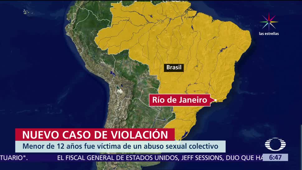 niña, violación, Río de Janeiro, crimen