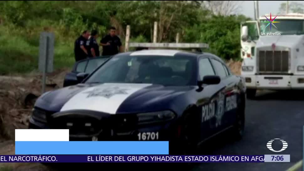 policías federales, pipa de combustible, Sayula de Alemán, Veracruz