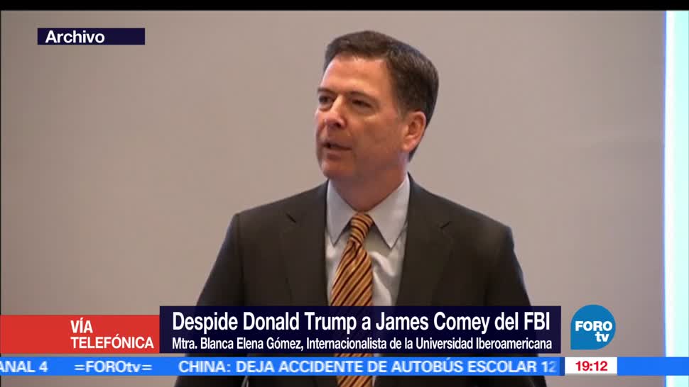 James Comey, Mtra, Blanca Elena Gómez, FBI